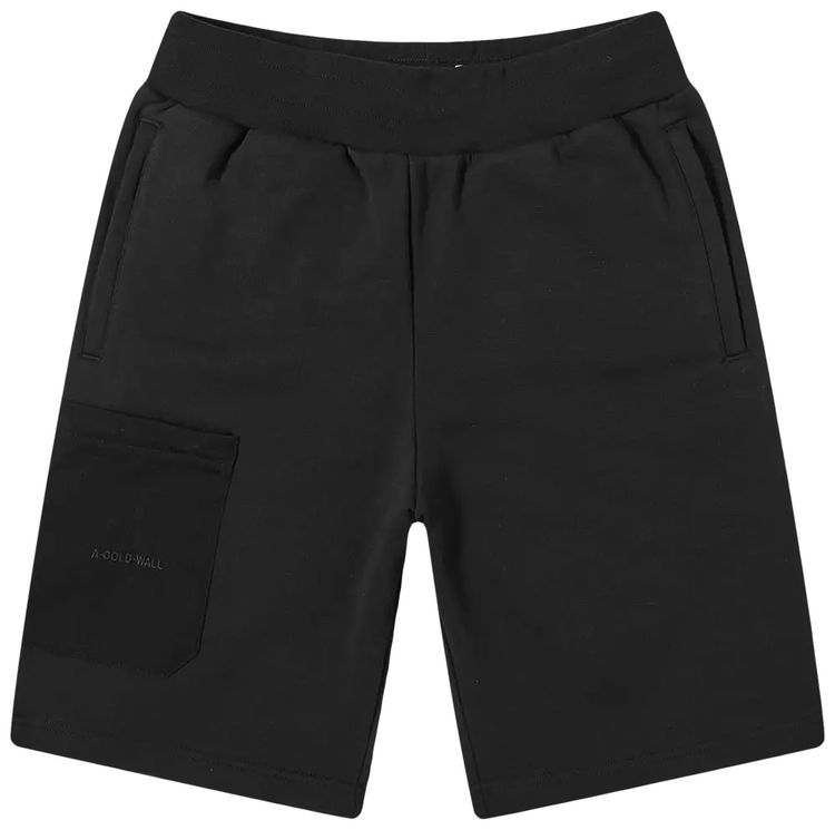 A Cold Wall Logo Embroidery Short Black
