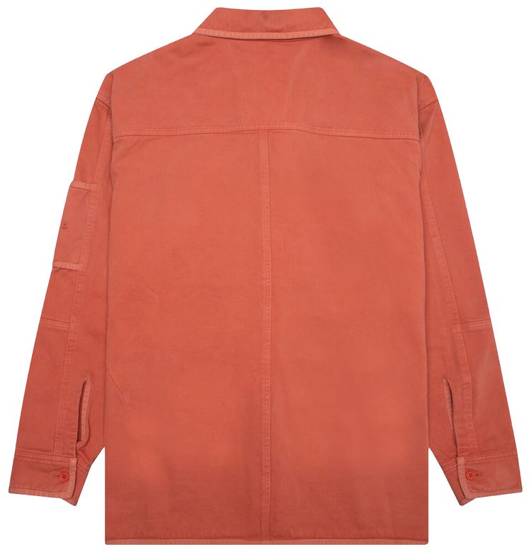 A Cold Wall Spray Long Sleeve Shirt Rust Oxide