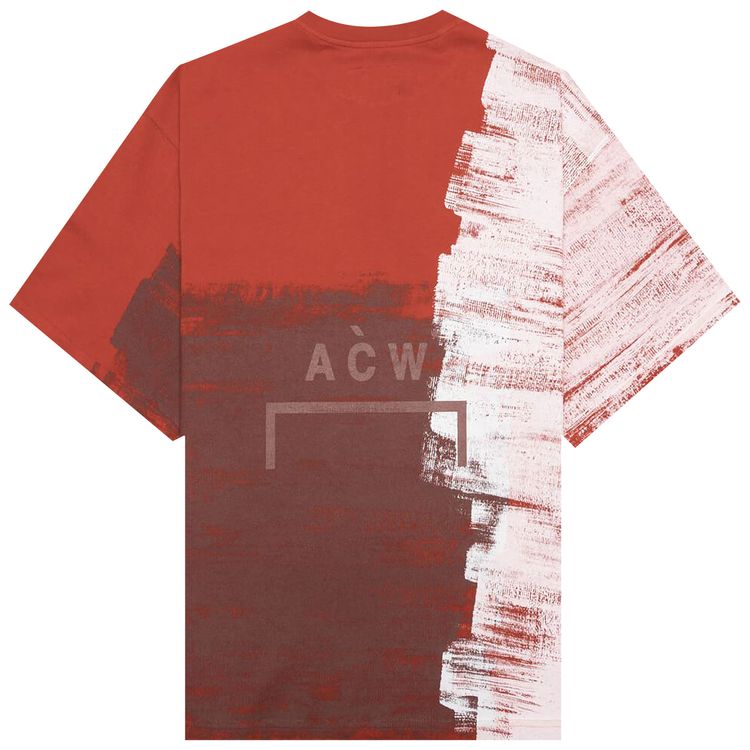 A Cold Wall Brush Stroke Short Sleeve T Shirt Rust Oxide