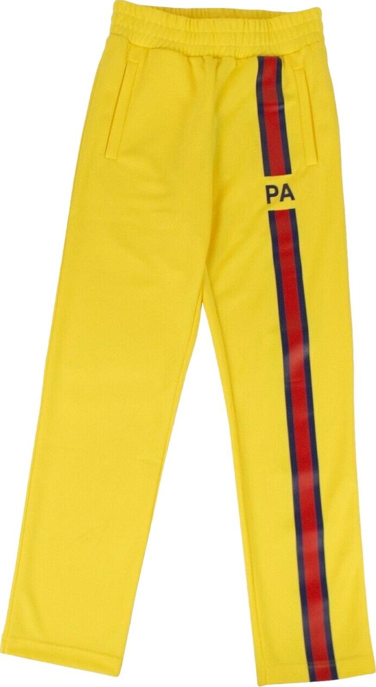 Palm Angels Monogram Track Pants Yellow