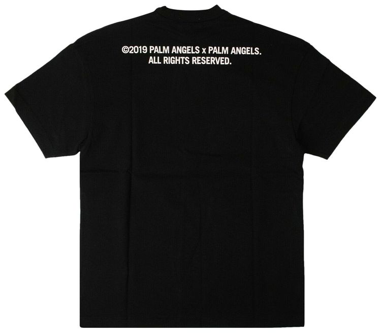 Palm Angels Printed Palm T Shirt Black