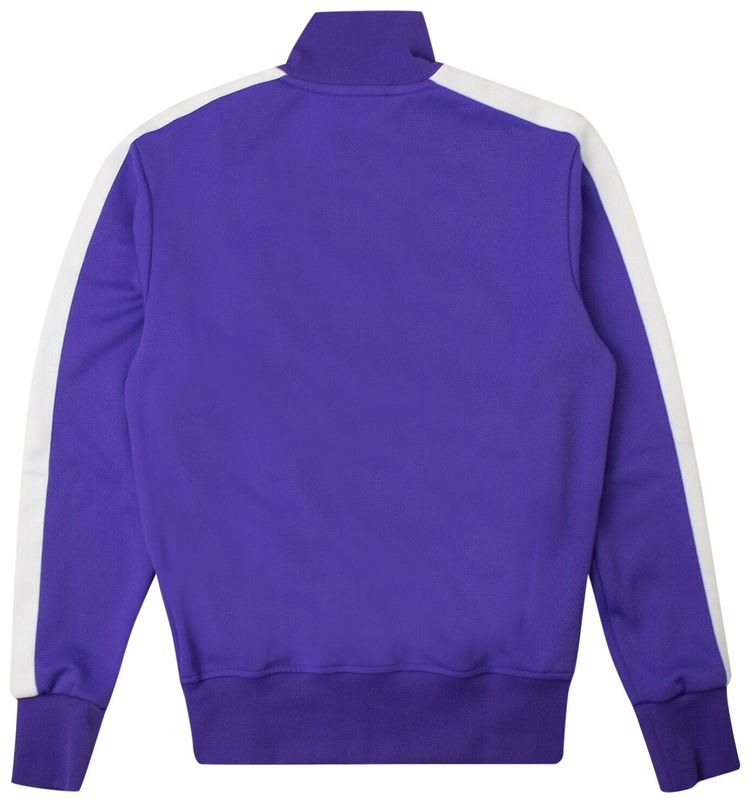 Palm Angels Logo Print Track Jacket Purple