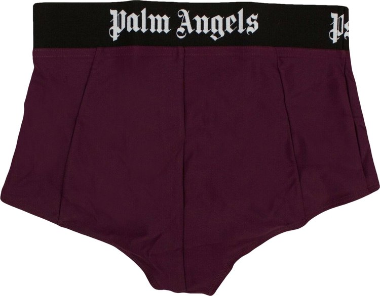 Palm Angels Logo Waistband Breifs Purple