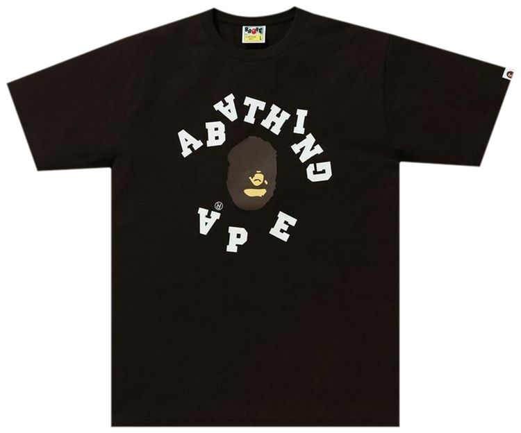 BAPE Broken College Tee Brown