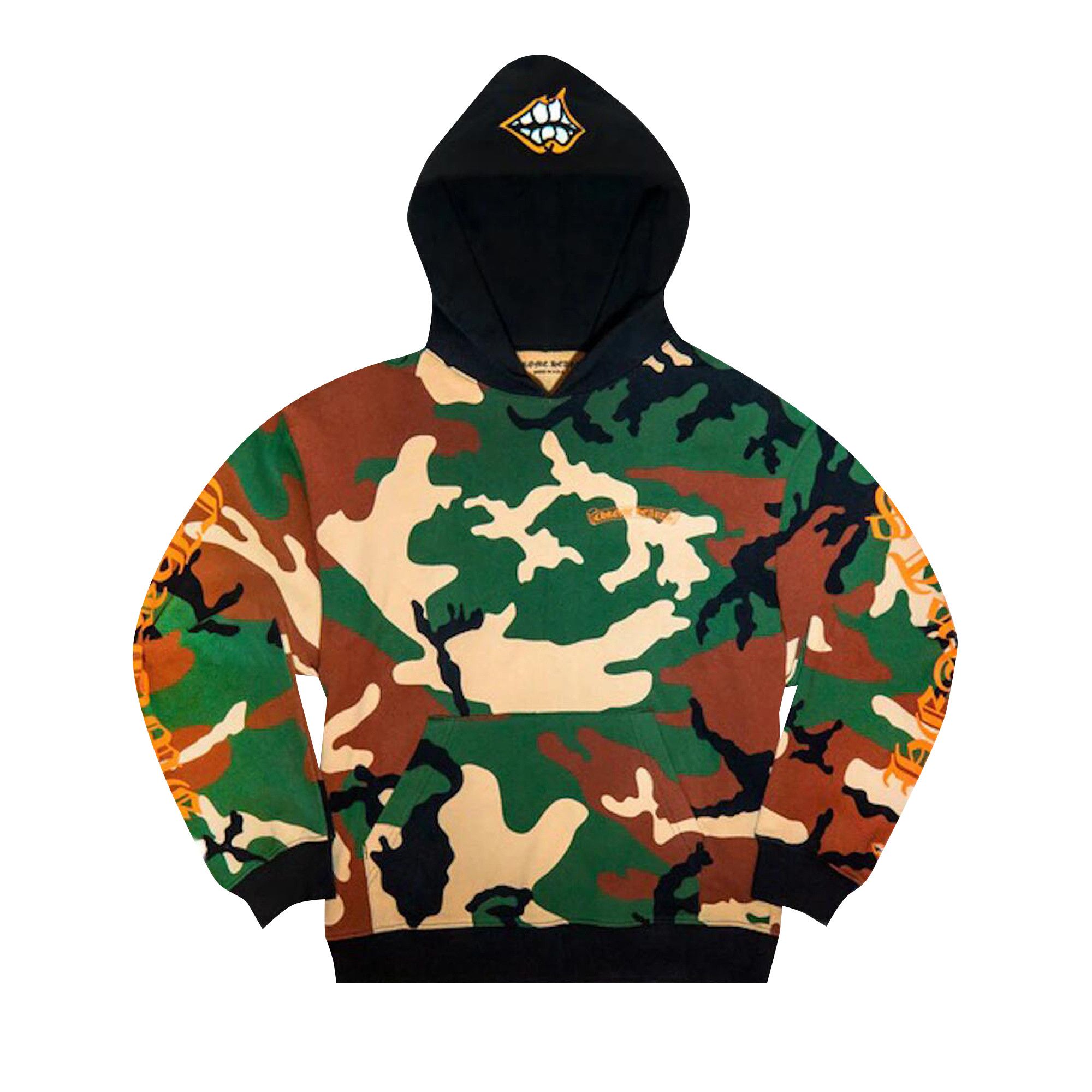Size xl Chrome Hearts Matty Boy Caution Hoodie 'Camo'