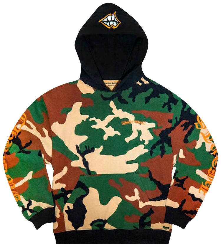 Chrome Hearts Matty Boy Caution Hoodie Camo