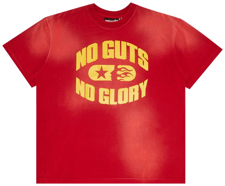 Hellstar No Guts No Glory T Shirt Red