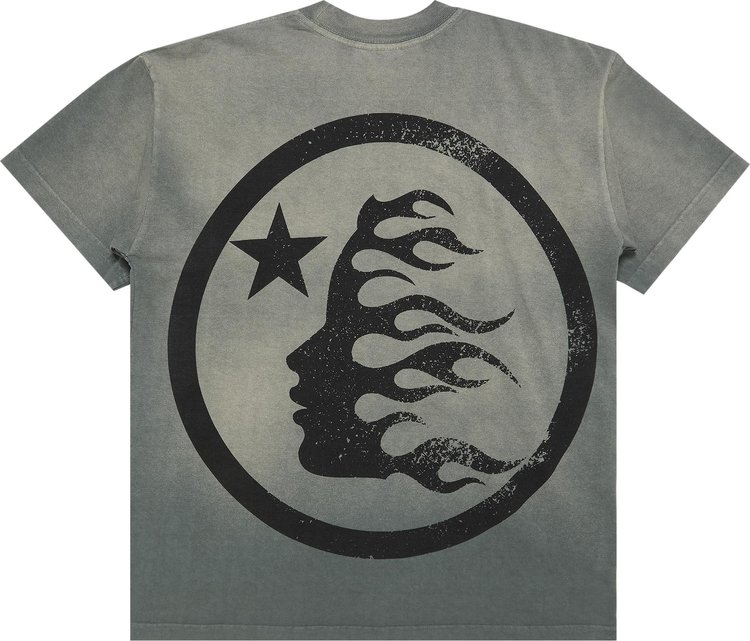 Hellstar Gel Sport Logo T Shirt Grey