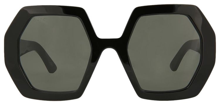 Gucci Geometric Sunglasses BlackGrey