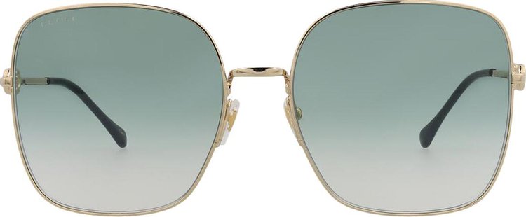 Gucci Square Sunglasses GoldGreen