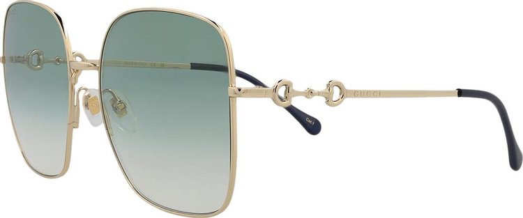 Gucci Square Sunglasses GoldGreen