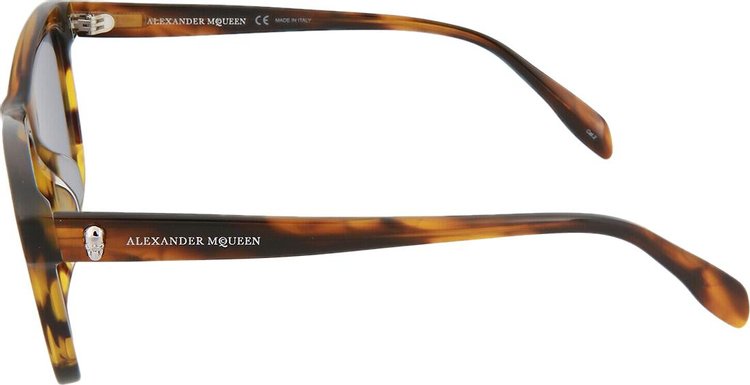 Alexander McQueen Square Sunglasses YellowBlue