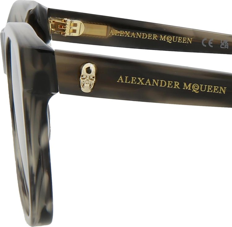 Alexander McQueen Square Sunglasses GreyBrown