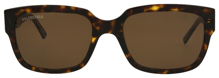 Balenciaga Square Sunglasses HavanaBrown