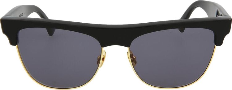 Bottega Veneta Half Frame Sunglasses BlackGrey