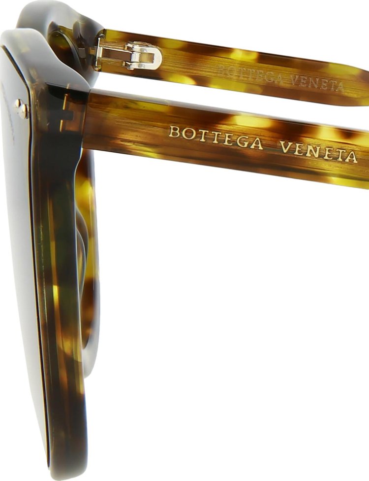 Bottega Veneta Round Sunglasses HavanaBrown