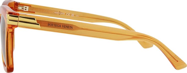 Bottega Veneta Square Sunglasses Orange