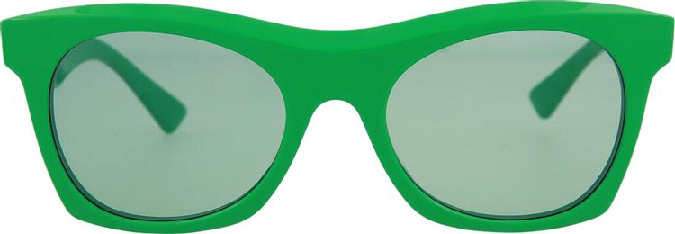 Bottega Veneta Square Sunglasses Green