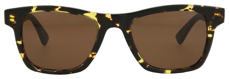 Bottega Veneta Square Sunglasses HavanaBrown