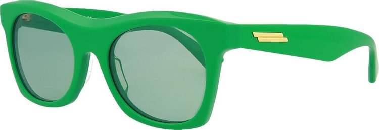 Bottega Veneta Square Sunglasses Green