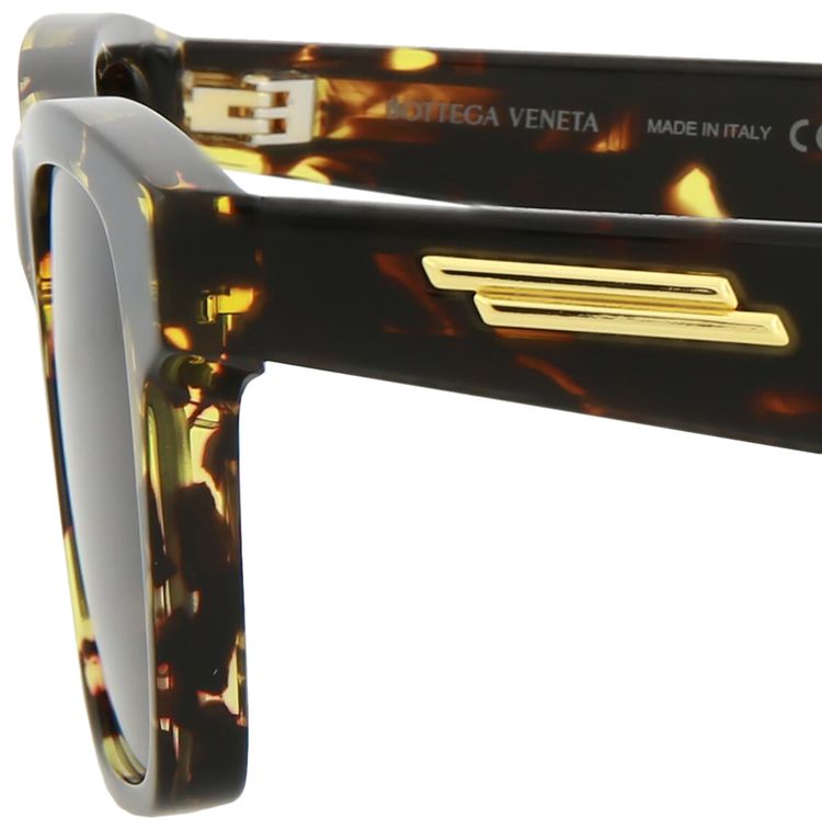 Bottega Veneta Square Sunglasses HavanaBrown