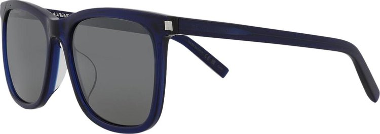 Saint Laurent Square Sunglasses BlueSilver