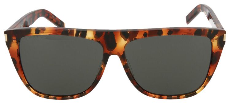Saint Laurent Square Sunglasses HavanaGrey
