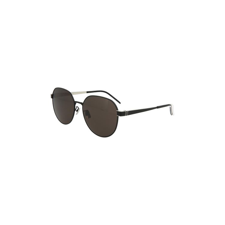 Saint Laurent Round Sunglasses BlackSilver