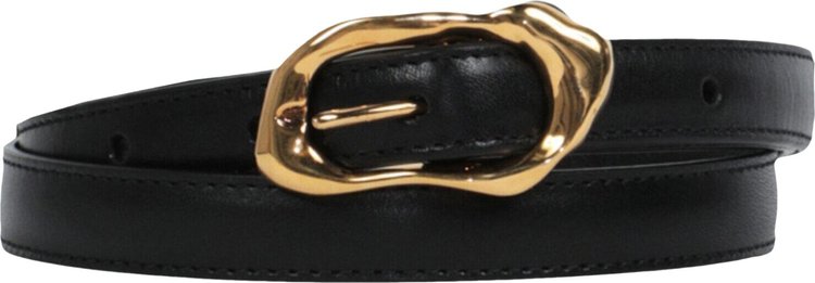 Alexander McQueen Thin Double Wrap Belt Black