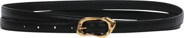 Alexander McQueen Thin Double Wrap Belt Black