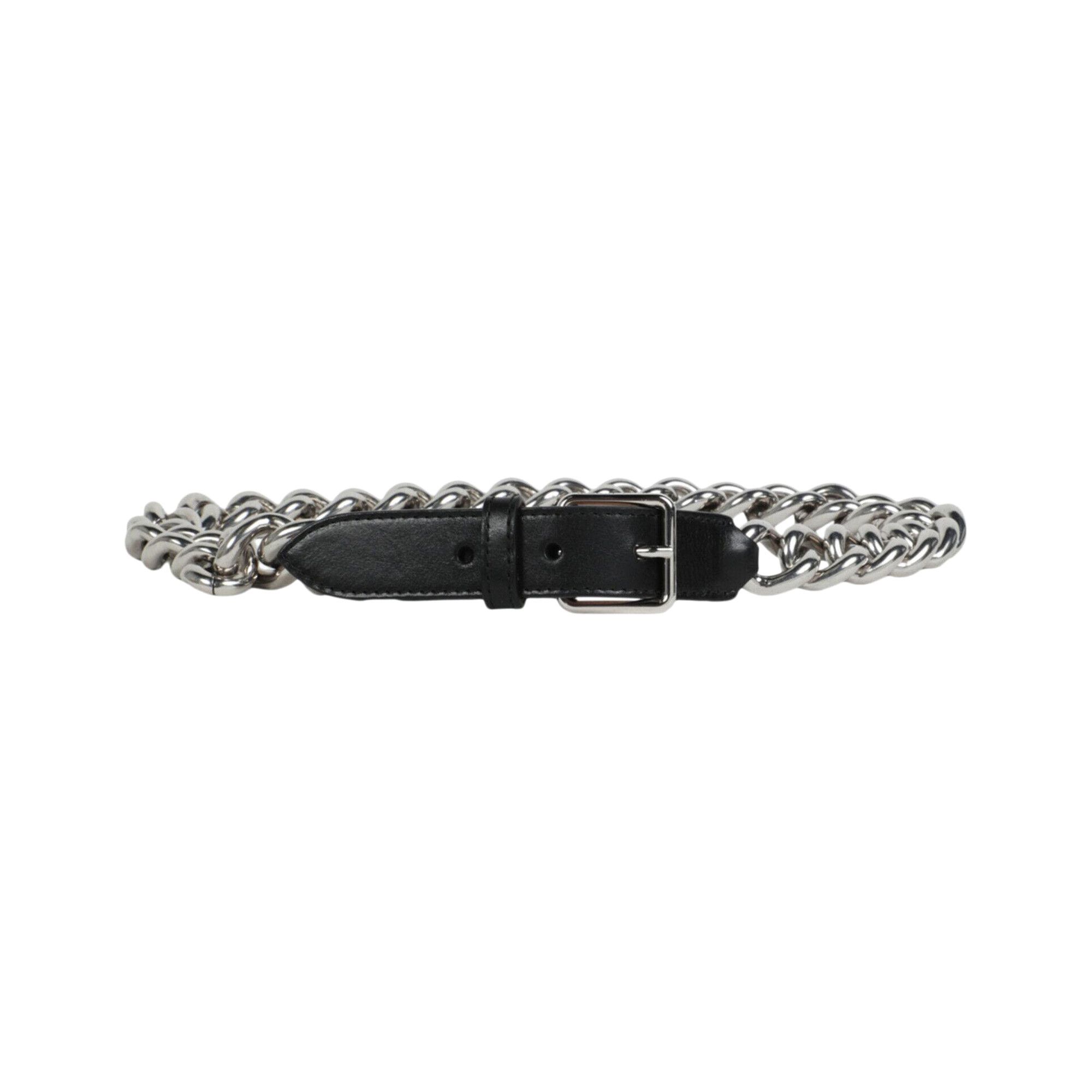 Buy Alexander McQueen Chain Belt 'Black' - 667016 1BR0Y 1000