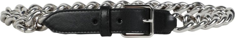 Alexander McQueen Chain Belt Black