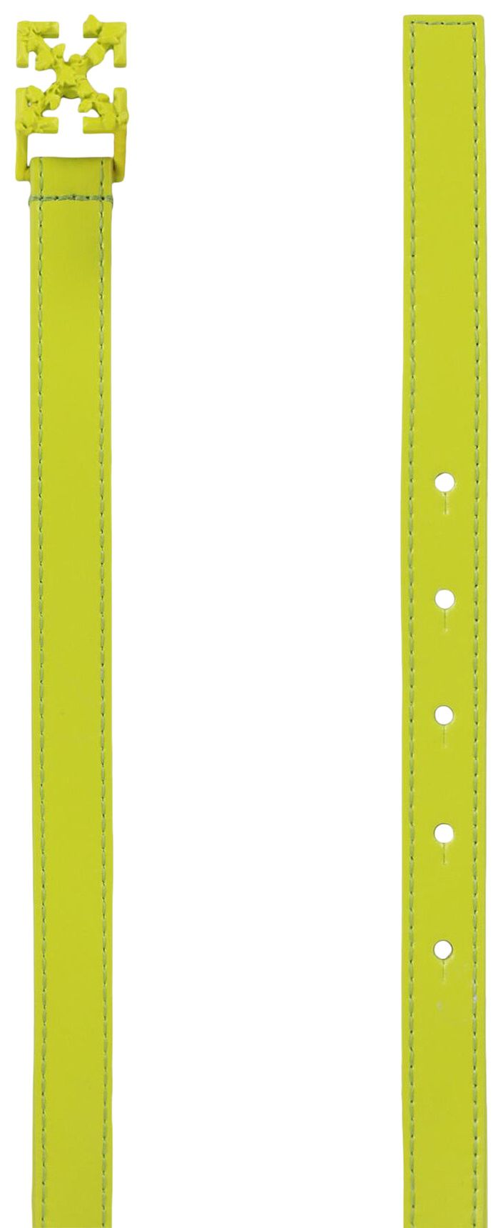 Off White Arrow Belt Green