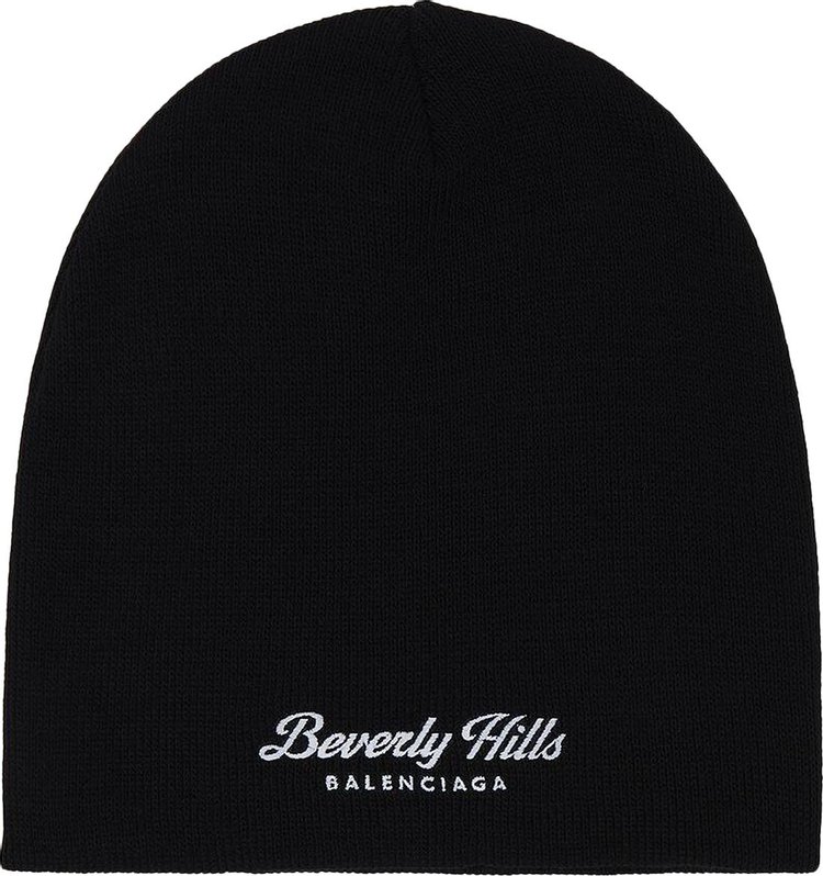 Balenciaga Beverly Hills Beanie BlackWhite