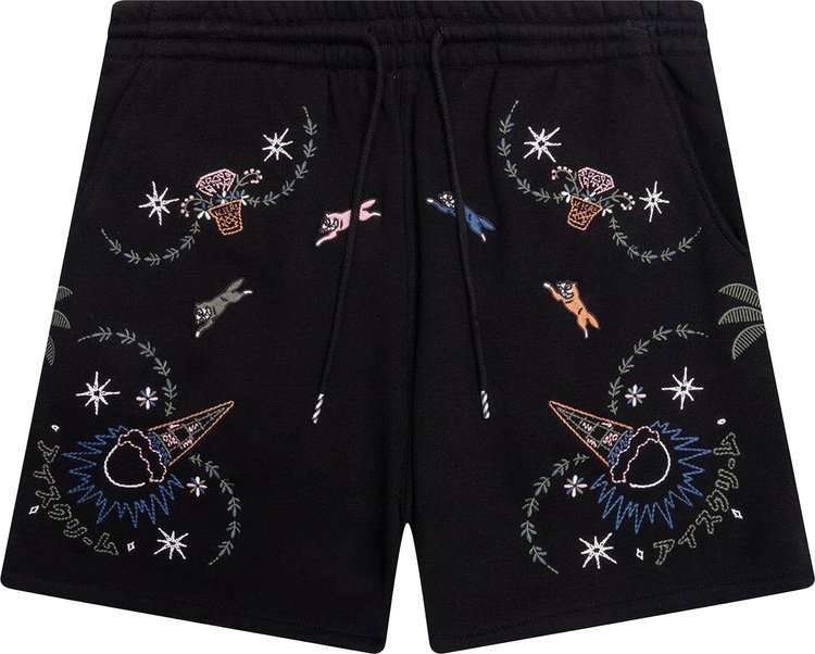 Icecream Starry Shorts Black