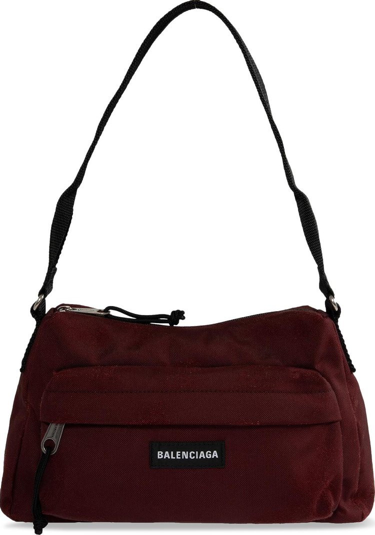 Balenciaga Explorer Sling Pouch Dark Red