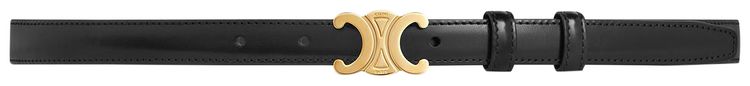 CELINE Small Triomphe Belt Black