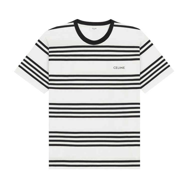 CELINE Loose T Shirt Off WhiteBlack
