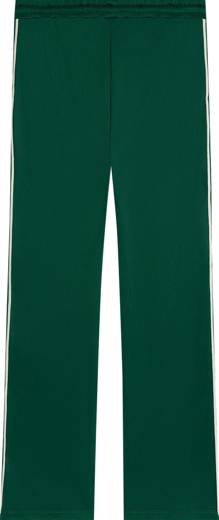 CELINE Tracksuit Pants Bottle GreenOff White