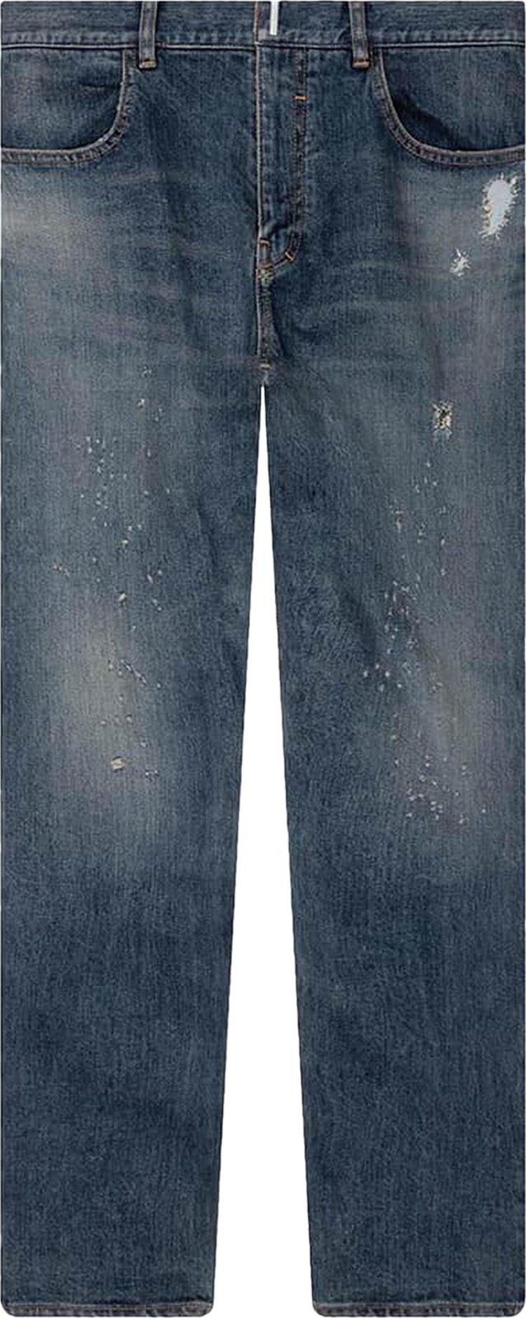 Givenchy Straight Fit 5 Pocket Trousers Indigo