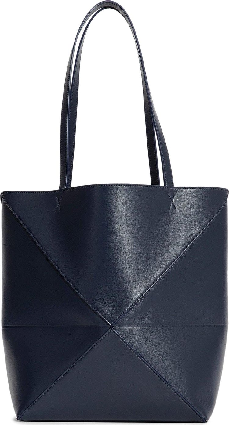 Loewe Puzzle Fold Tote Bag Abyss Blue