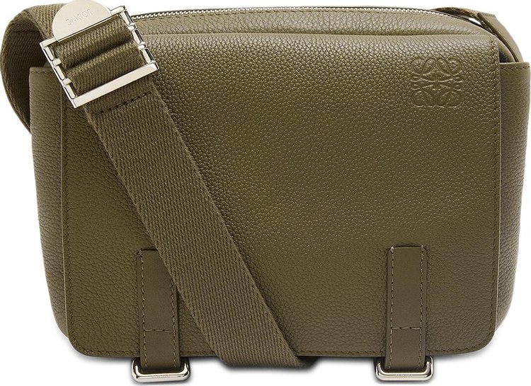 Loewe XS Military Messenger Bag Dark Khaki Green