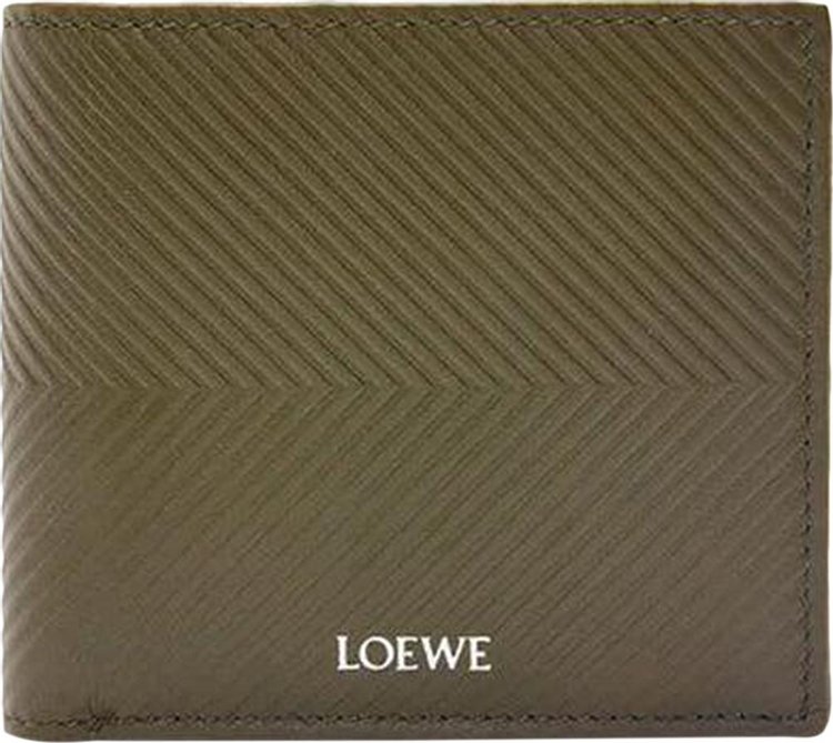 Loewe Bifold Wallet Dark Khaki Green