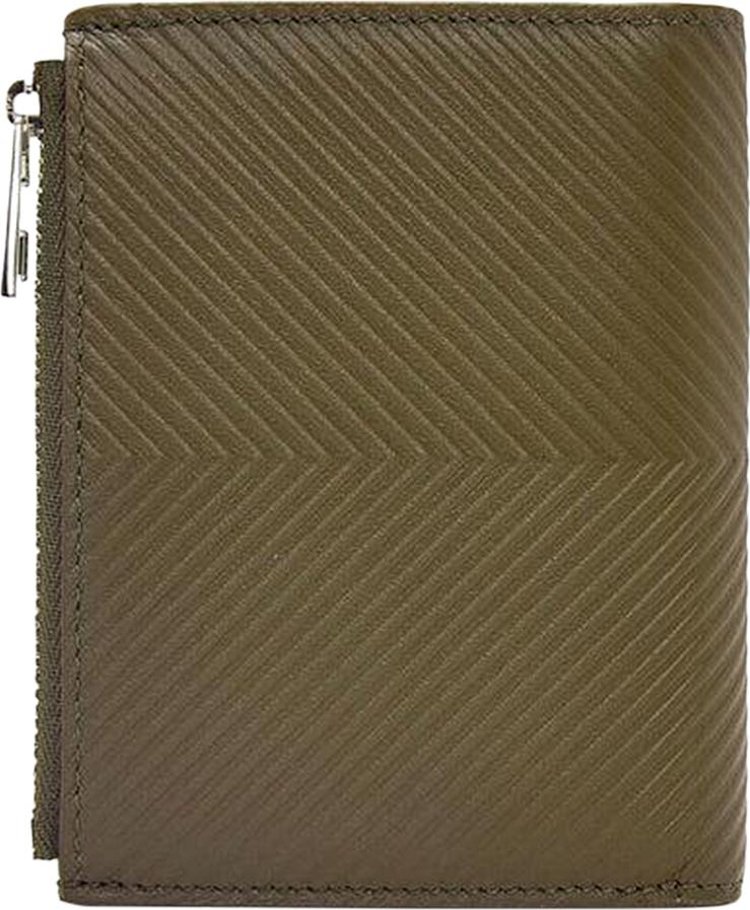 Loewe Slim Compact Wallet Dark Khaki Green