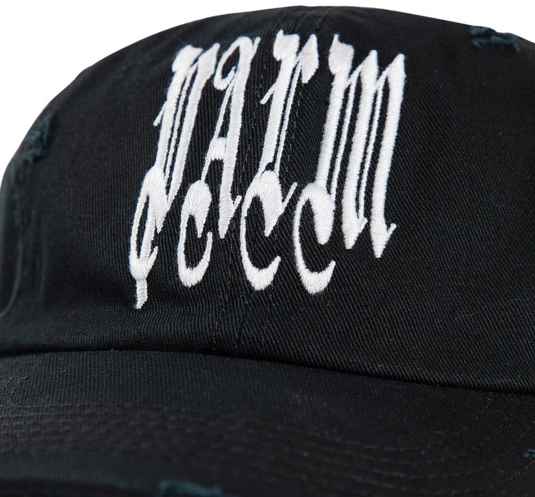 Palm Angels Gothic Logo Cap BlackWhite