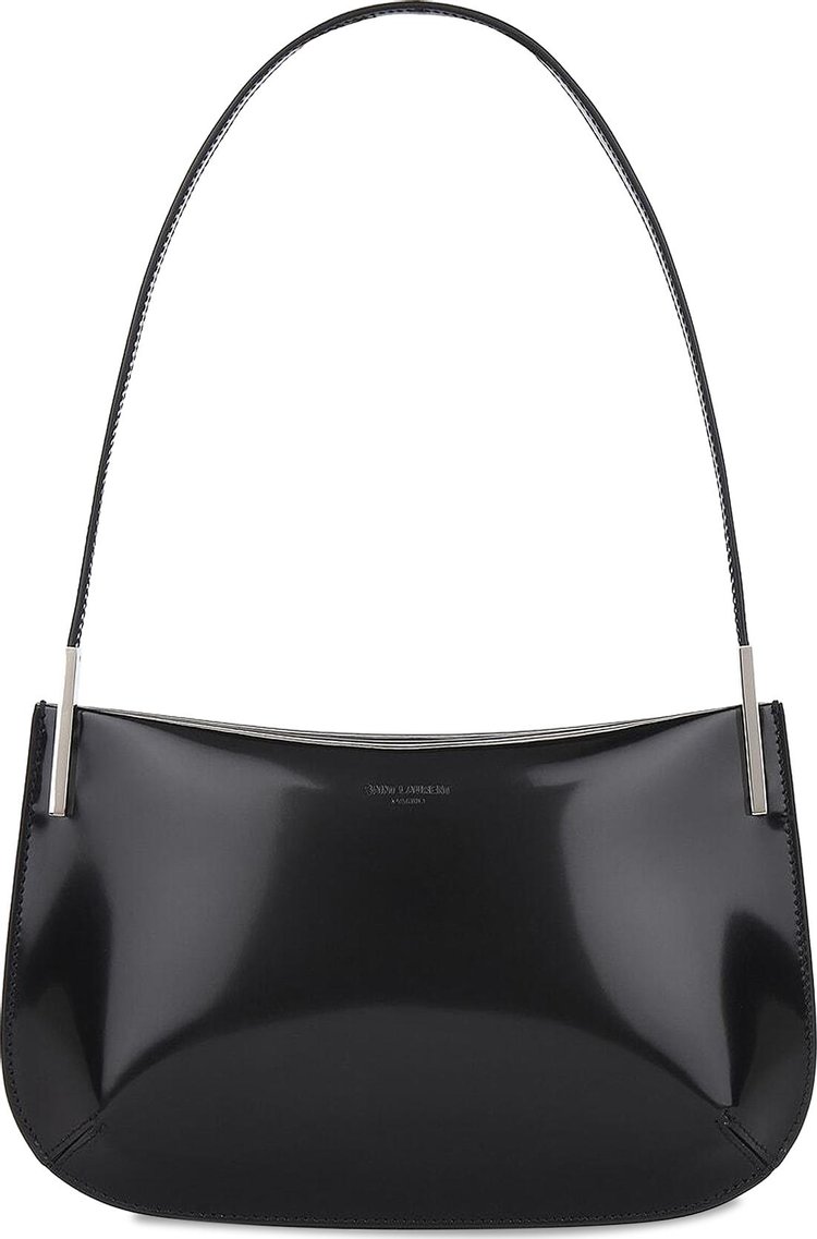 Saint Laurent Leather Shoulder Bag Black