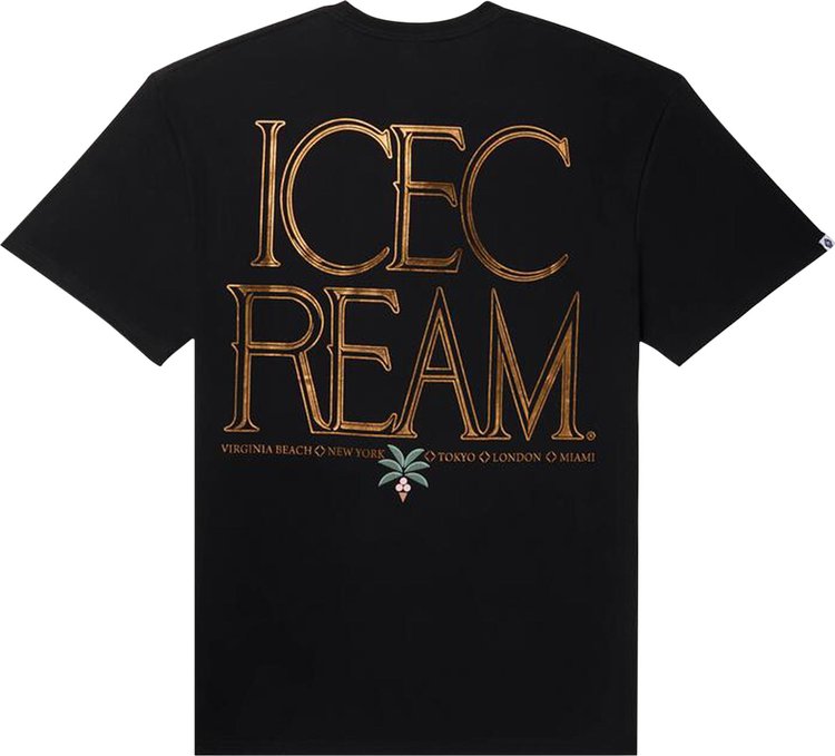 Icecream Baudelaire Short Sleeve Tee Black