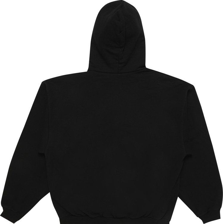 YZY Gosha Black Dogs Hoodie Black