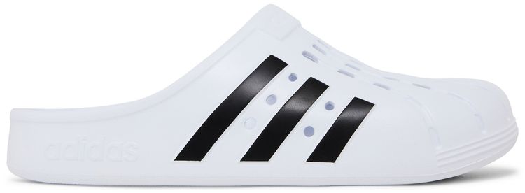 Adidas Adilette Clog White Black