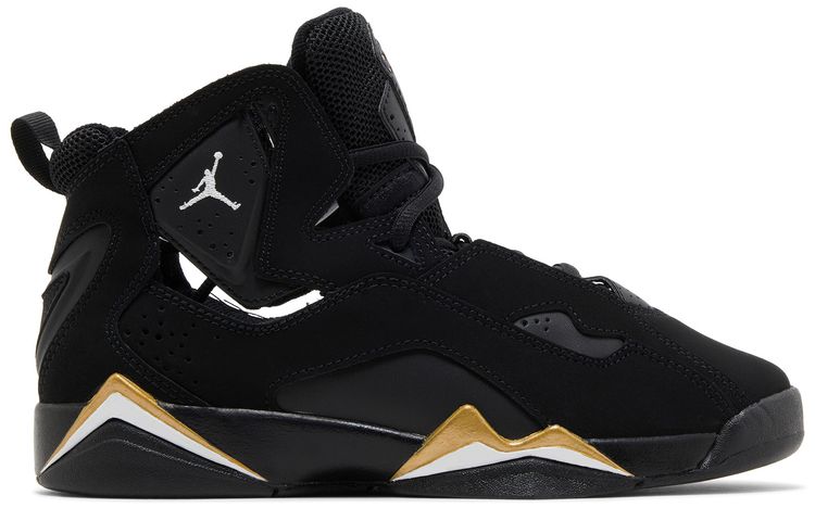 Air Jordan True Flight GS Black Metallic Gold 2023